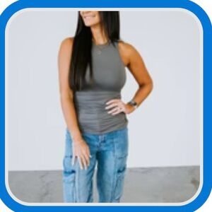 Second Skin by RD Style Ruched Top